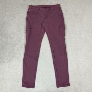 Athleta Trekkie Utility Cargo Pant Womens 2 Purple Hiking Nylon Athleisure